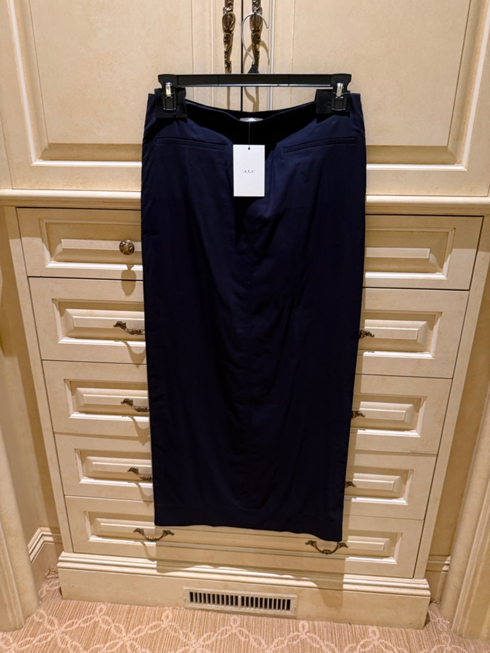 New with tags A.L.C. Navy Tailored Skirt